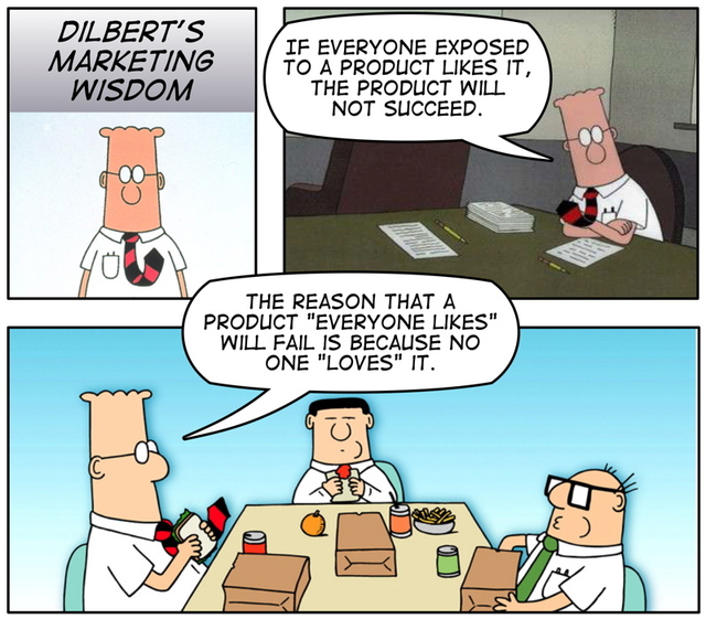 Dilbert Marketing Wisdom